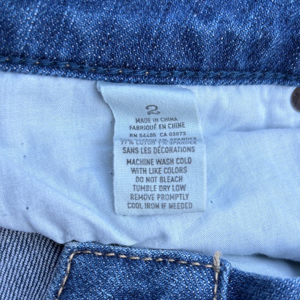 American Eagle Outfitters Women's Blue Denim Shorts - Picture 4 of 5